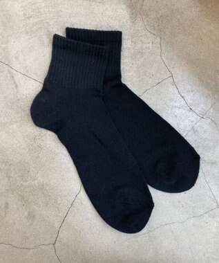 WEGO カラーパイルソックス（U） ブラック