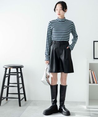 WEGO マルチボーダーロンT ネイビー