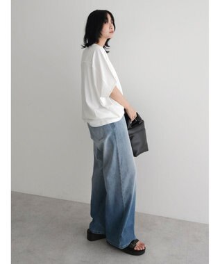 Green Parks 冷っとすずやか　バックバルーンフレンチプルオーバー Off White