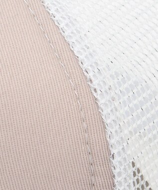 ANY KIDS ミラクルスパンコールメッシュキャップ ベージュ×リボン