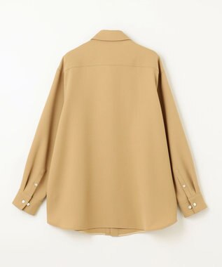 NAVE 【ReNAVE】ウォッシャブルツイル シャツ キャメル系