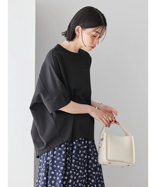 AMERICAN HOLIC 抗菌防臭＋接触冷感　コクーンカットプルオーバー Black