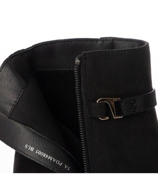 ing <Pitti>ノットリボン2WAYショートブーツ ブラックスエード