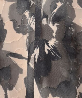 ANY SIS 【洗える】アートフラワープリント スカート ブラック系