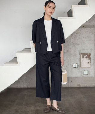 リネンレーヨンワイド パンツ / 組曲 S | ファッション通販 【公式通販