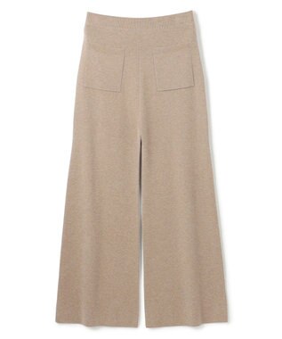 uncrave ハイゲージニット フレアパンツ モカ