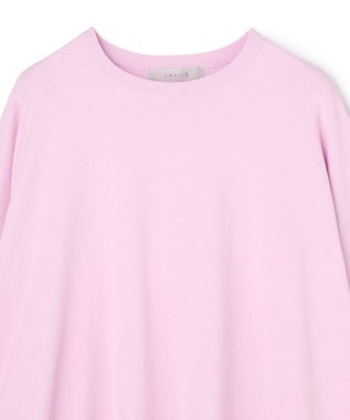 UNFILO L マイビューティニット クルーネック ライラック