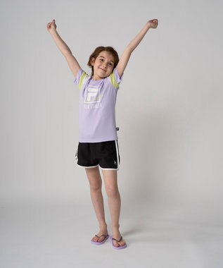 OP／FILA 【FILA】パステルカラーTシャツ ラベンダー