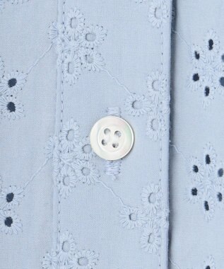 組曲 【WEB限定カラーあり】エンブロイダリーレース フレアスリーブブラウス 【WEB限定】サックス系9