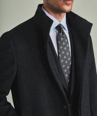 GOTAIRIKU アンゴラビーバー スタンドカラーコート グレー系8