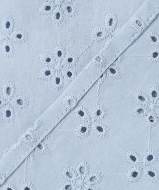 組曲 L 【WEB限定カラーあり】エンブロイダリーレース フレアスリーブブラウス 【WEB限定】サックス系9