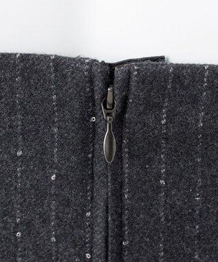 23区 S 【エステータ】ストライプシークイン ビスチェ グレー系