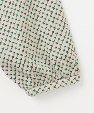 自由区 L 【カタログ掲載・セットアップ対応・洗える】サテンアムンゼンバンドカラー ブラウス サンドベージュ系