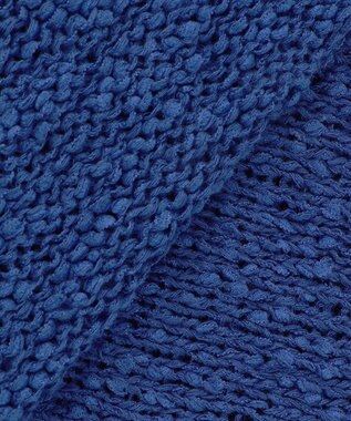 23区 【SLOW/一部店舗限定】リボンヤーン クルーネック ニット ブルー系