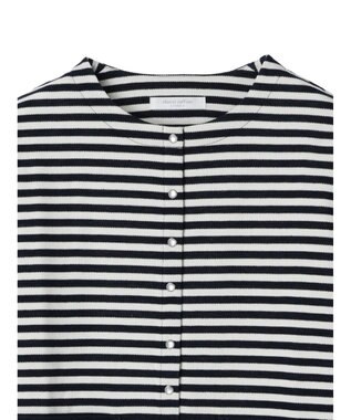 Green Parks 鹿の子カットカーディガン Border