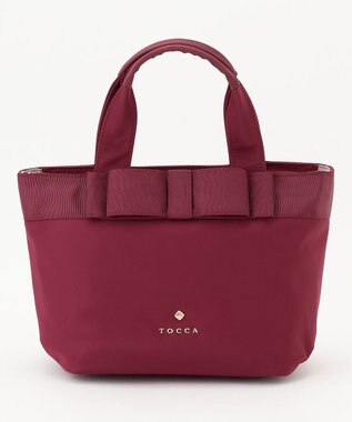 TOCCA 【大人百花掲載】RIBBON BRICK TOTE M トートバッグ M [新色] レッド系
