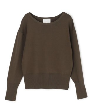 BEIGE， LAURA / ドライタッチ ストレッチニットプルオーバー Khaki