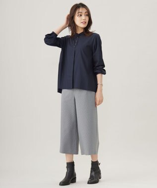 J.PRESS LADIES L 【WEB限定カラーあり・洗える】LANATEC キュロット パンツ ライトグレーガンクラブ系