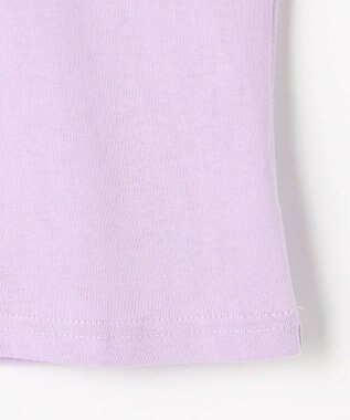 ANY KIDS アニマルモチーフ長袖Tシャツ ラベンダー×ねこ