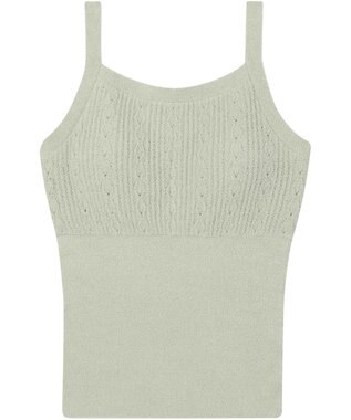 une nana cool とろみ素材がここちよいカップ付きキャミソール　moi room（モアルーム） オリーブ