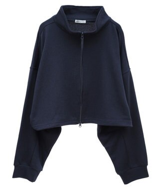 CRAFT STANDARD BOUTIQUE 【WEB限定】裏毛ダブルジップショートスウェット/24AW Navy