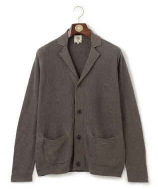 J.PRESS MEN 【WEB・一部店舗限定】アンカーニットジャケット ダークブラウン系