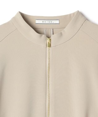 BEIGE， RUE / ドライタッチコンパクトブルゾン Taupe