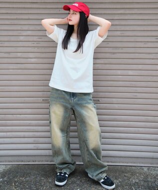 WEGO 【ユニセックス着用ITEM/MLサイズ展開】UネックT（SS） ホワイト