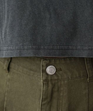 WEGO ピグメントフードちびT スミクロ