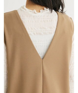 Green Parks ２ｗａｙ　洗えて着回せるジャンスカ Camel