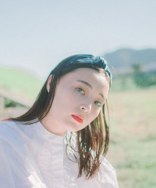 POLS ジャガード織  HAKO カチューシャ ネイビー