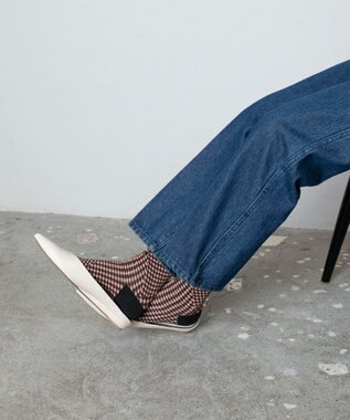 TRICOTE CHACKERD LINK SOCKS／チェッカードリンクソックス 72PINK