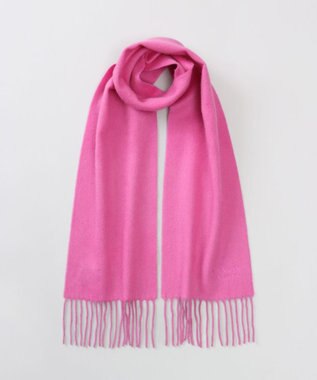 AURORA LANVIN COLLECTION ランバン コレクション カシミヤ  無地プチマフラー　　（幅20cm)