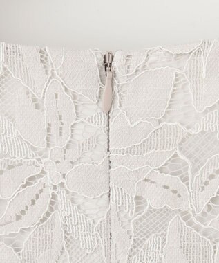 自由区 【XSサイズ～/洗える/セット可】フラワーコードレース ペプラムブラウス ライトグレー系