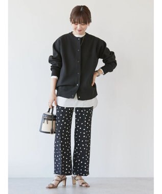 AMERICAN HOLIC 美・美・美アソートプリントストレートパンツ Black