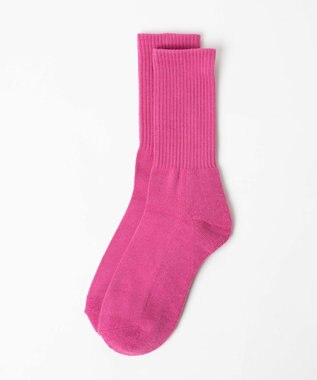 WEGO 底パイルカラーリブソックス ライトパープル