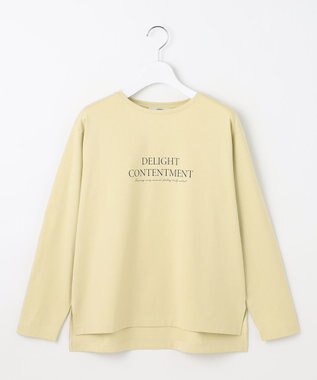 J.PRESS LADIES L ロゴ ロングスリーブ Tシャツ ピスタチオ系