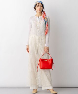 23区 シアーリブ レイヤード ロンTEE ホワイト系