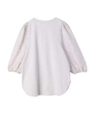 Green Parks ・ＳＵＧＡＲ　ＳＰＯＯＮ　シャーリング袖プルオーバー Light Gray