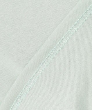 ANY KIDS 【洗濯機可能】ドロスト 裾リボンTシャツ ミント