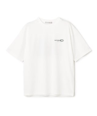 UNFILO MENS スマートストレッチ PHOTO TEE オフホワイト×グリーン