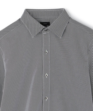 JOSEPH HOMME カルゼツイル レギュラーカラー ドレスシャツ ブラック系1