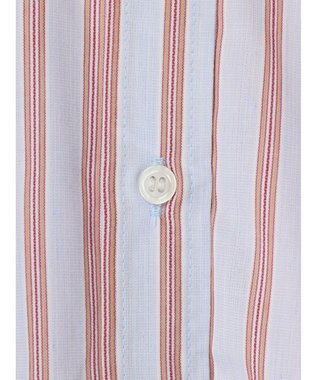 Green Parks イージーケア　ドビーストライプシャツ Sax