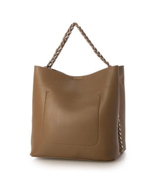 UNBILLION カシュカシュ cachecache / サイドチェーンかがりミニトート オーク