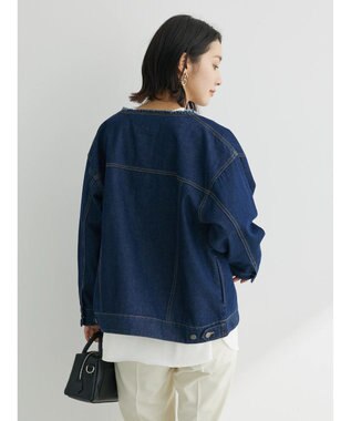 Green Parks ノーカラーデニムジャケット Indigo