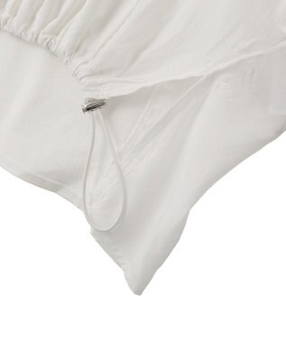 YECCA VECCA 裾ドロストデザインロゴTee Off White