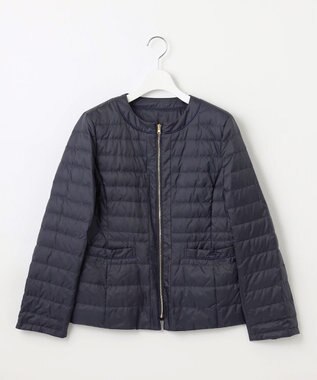 自由区 【洗える】リバーシブルライトダウン ジャケット ネイビー