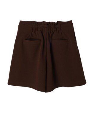 earth music&ecology フロントジップショートパンツ Chocolat