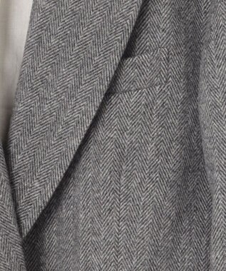 #Newans ウールテーラードジャケットコート グレー