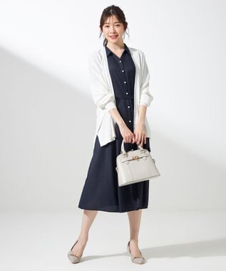 ANY SIS S 【接触冷感・UVケア・洗える】着流し カーディガン オフ